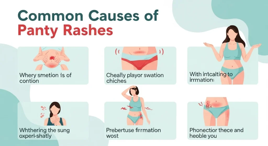 Common causes of rashes and discomfort from wrong panties