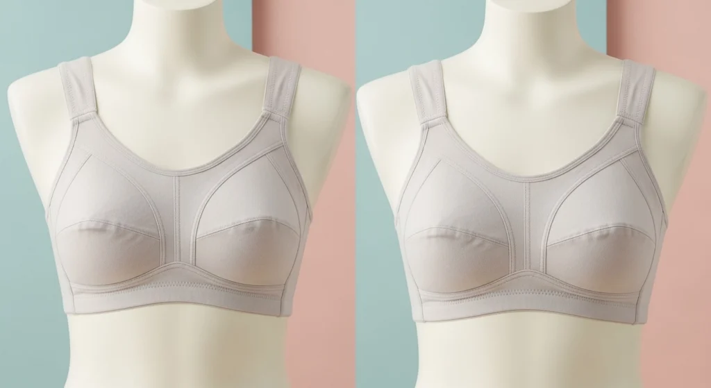 Underwired bra for heavy bust lift and shape