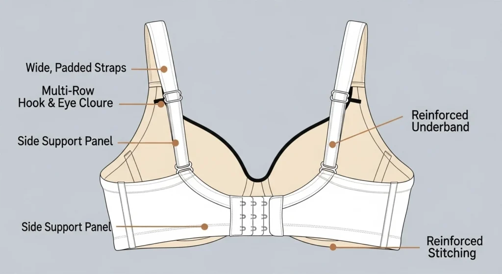 Bra size guide for heavy bust women measurement steps